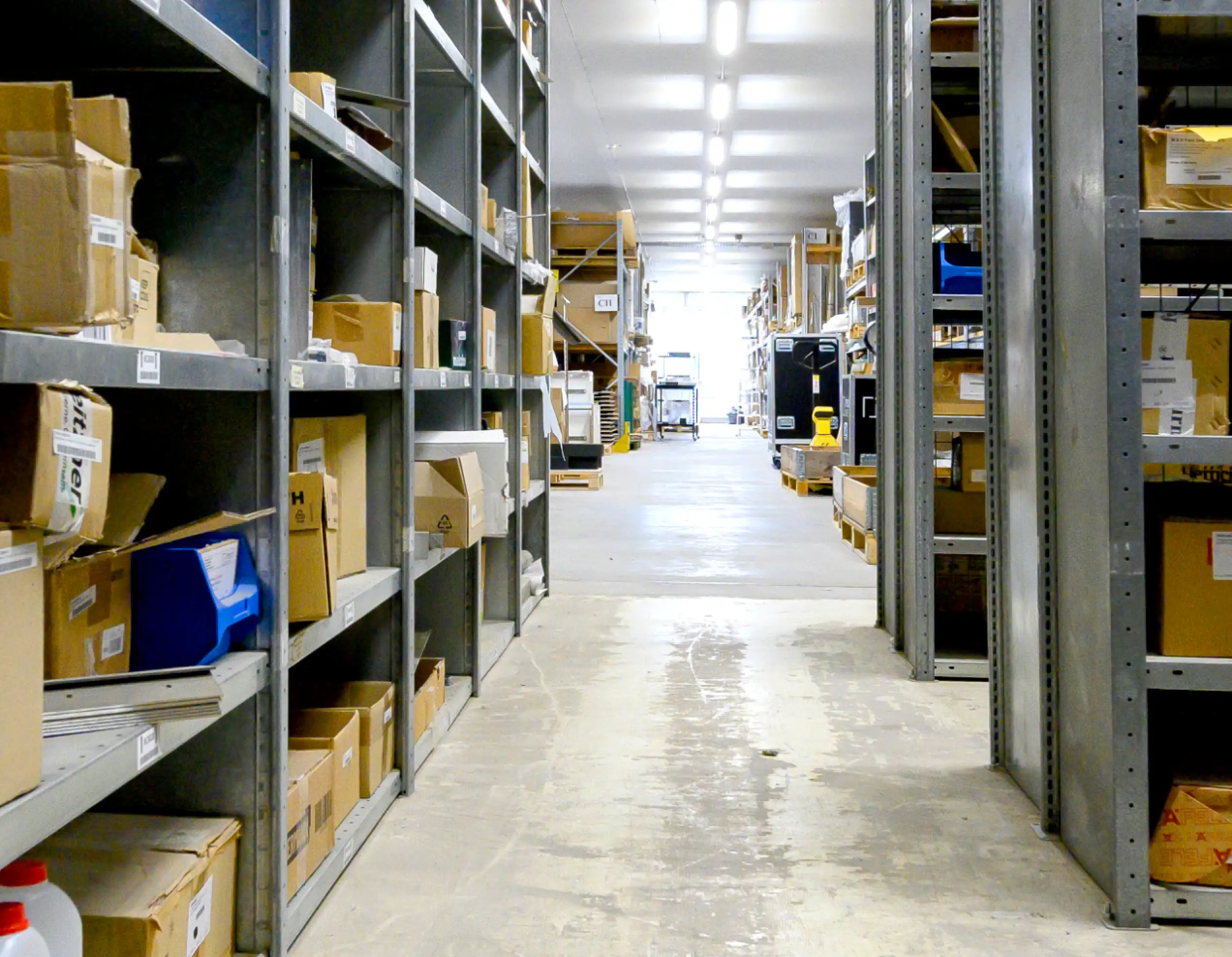 Materiallager bei trend interior
